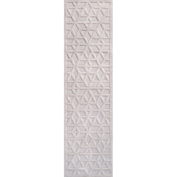 Talaia Neutral Geometric Indoor/outdoor Area Rug